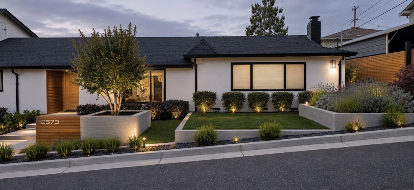 Tri-Valley Concrete steps and retaining walls project